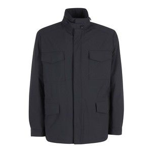 Duno Water-Repellent Microfiber Field Jacket With High Collar - NWT